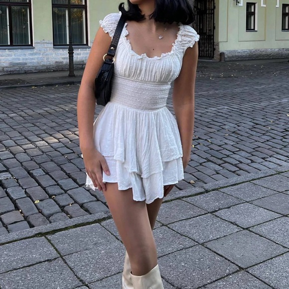 Princess Polly Dresses & Skirts - Princess Polly Love Galore Romper White